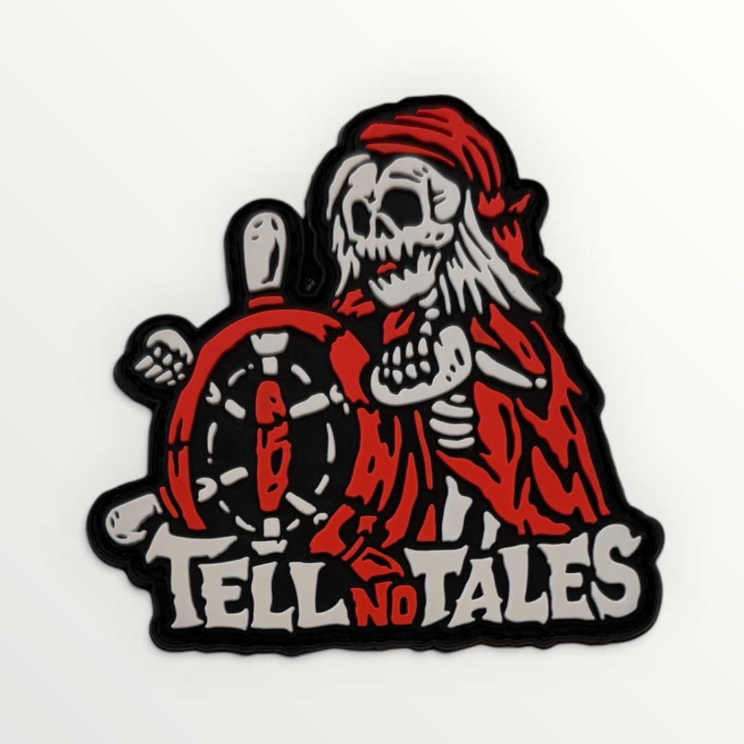 Tell No Tales Hook n Loop Patch- OOPS